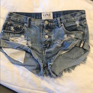 One Teaspoon Jean shorts